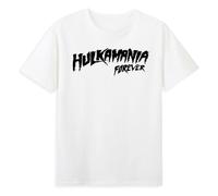 T-shirt Hulk Hogan Hulkamania Forever 1953-2025 Rip ras du cou à manches courtes en coton pour femmes et hommes, blanc, L