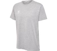 hummel GO 2.0 S/S T-Shirt de Sport à Manches Courtes pour Homme - T-Shirt d'entraînement pour Le Fitness, Le Sport et Les Loisirs - 100% Coton Bio - Coupe Confortable - Tissu Jersey Extensible et col