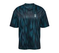 Hummel Hiit Aop Loose Short Sleeve T-shirt Bleu L