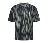 Hummel Hiit Aop Loose Short Sleeve T-shirt Noir M