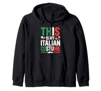 T-Shirt Humoristique avec Drapeau Italien « This is My Italian Costume » Sweat à Capuche