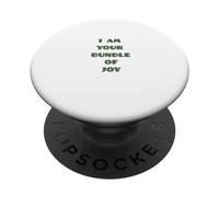 T-Shirt Humoristique avec Inscription « I am Your Bundle of Joy » - Inscription en Vert PopSockets PopGrip Adhésif
