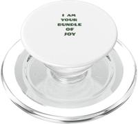 T-Shirt Humoristique avec Inscription « I am Your Bundle of Joy » - Inscription en Vert PopSockets PopGrip pour MagSafe