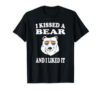 T-shirt humoristique avec inscription « I Kissed A Bear And I Liked It » T-Shirt