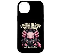 T-Shirt Humoristique avec Inscription « I Paused My Game to Be Here » Coque pour iPhone 14 Plus