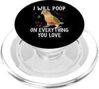 T-Shirt Humoristique avec Inscription « I Will Poop on Everything You Love » PopSockets PopGrip pour MagSafe