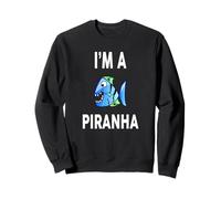 T-Shirt Humoristique avec Inscription « I'm A Piranha » Sweatshirt