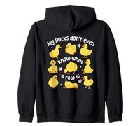 T-Shirt Humoristique avec Inscription « My Ducks Don't Even Know What a Row is » Sweat à Capuche
