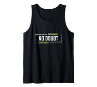 T-Shirt Humoristique avec Inscription « No Doubt Slang » Débardeur