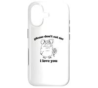 T-Shirt Humoristique avec Inscription « Please Don't Eat Me, I Love You » Coque pour iPhone 17