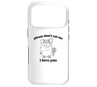 T-Shirt Humoristique avec Inscription « Please Don't Eat Me, I Love You » Coque pour iPhone 17 Pro