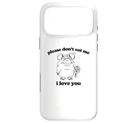 T-Shirt Humoristique avec Inscription « Please Don't Eat Me, I Love You » Coque pour iPhone 17 Pro Max