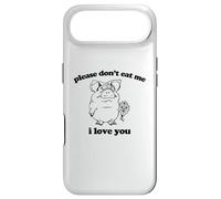 T-Shirt Humoristique avec Inscription « Please Don't Eat Me, I Love You » Coque pour iPhone Air