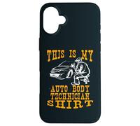 T-Shirt Humoristique avec Inscription « This is My Auto Body Technician » Coque pour iPhone 16 Plus