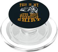 T-Shirt Humoristique avec Inscription « This is My Auto Body Technician » PopSockets PopGrip pour MagSafe