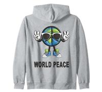 T-Shirt Humoristique avec Inscription « World Peace on Earth » Sweat à Capuche