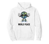 T-Shirt Humoristique avec Inscription « World Peace on Earth » Sweat à Capuche