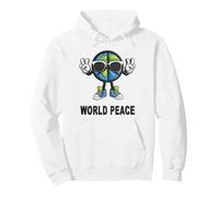 T-Shirt Humoristique avec Inscription « World Peace on Earth » Sweat à Capuche