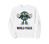 T-Shirt Humoristique avec Inscription « World Peace on Earth » Sweatshirt