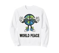 T-Shirt Humoristique avec Inscription « World Peace on Earth » Sweatshirt