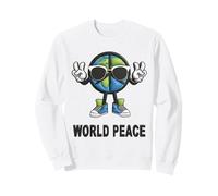 T-Shirt Humoristique avec Inscription « World Peace on Earth » Sweatshirt