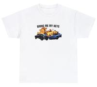 T-shirt humoristique « Bring Me My Keys » pour la journée sarcastique, Blanc, XXL