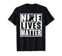 T-shirt humoristique Cat Lives Matter Nine Lives Matter 9 Lives Matter T-Shirt