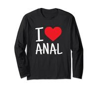 T-shirt humoristique « I Love Anal Butt Sex » Manche Longue