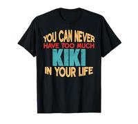 T-shirt humoristique Kiki personnalisé Premier nom Joke Item T-Shirt