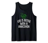 T-shirt humoristique « Life Is Better With A ANACONDA » Débardeur