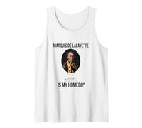 T-Shirt Humoristique Marquis De Lafayette is My Homeboy Débardeur