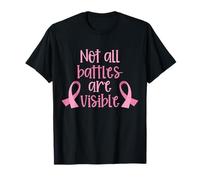 T-shirt humoristique « Not all battles are visible » pour enfants, femmes, hommes T-Shirt