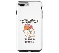 T-Shirt Humoristique pour Hamster « My Hamster Can Live in Luxury Kids » Coque pour iPhone 7 Plus/8 Plus