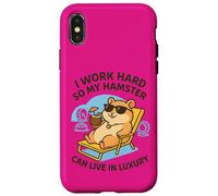 T-Shirt Humoristique pour Hamster « My Hamster Can Live in Luxury Kids » Coque pour iPhone X/XS