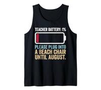 T-Shirt Humoristique pour Les Enseignants Dernier Jour d'école Débardeur