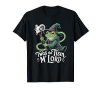 T-shirt humoristique Twas the Tism M'Lord Autism Frog Wizard T-Shirt