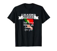 T-shirt humour amour portugal je suis au régime portugais T-Shirt