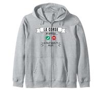 T-shirt humour la corse m'appelle il faut que j'y aille 2A Sweat à Capuche