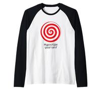 T-Shirt hypnose - T-Shirt Humoristique Auto-hypnose Manche Raglan