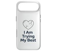 T-Shirt « I Am Trying My Best » | Mental Health Support Positive Coque pour iPhone Air