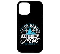 T-Shirt « I Have Decided to Follow Jesus » 2025 Baptême Coque pour iPhone 12 Pro Max