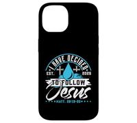T-Shirt « I Have Decided to Follow Jesus » 2025 Baptême Coque pour iPhone 14