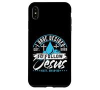 T-Shirt « I Have Decided to Follow Jesus » 2025 Baptême Coque pour iPhone XS Max