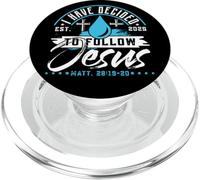 T-Shirt « I Have Decided to Follow Jesus » 2025 Baptême PopSockets PopGrip pour MagSafe