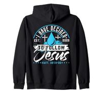 T-Shirt « I Have Decided to Follow Jesus » 2025 Baptême Sweat à Capuche