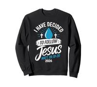 T-Shirt « I Have Decided to Follow Jesus » 2026 Baptême Sweatshirt