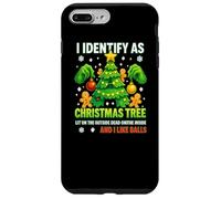 T-Shirt I Identify As A Christmas Tree Lit on The Outside Coque pour iPhone 7 Plus/8 Plus