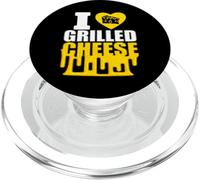 T-Shirt « I Love Grilled Cheese » PopSockets PopGrip pour MagSafe