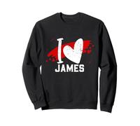 T-Shirt I Love James I Heart James Sweatshirt