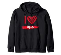 T-shirt I Love MOORE I Heart MOORE Sweat à Capuche